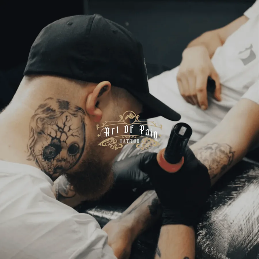 Art of Pain Tattoo: Webdesign & rebranding for Art of Pain Tattoo